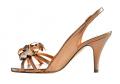 Sandalette taupe-metallic Gr.40