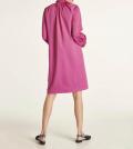 Satin-Kleid cyclam