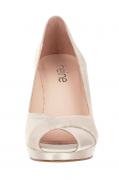 Satin-Pumps ecru Gr. 39