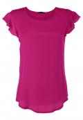 Seiden-Jersey-Shirt  fuchsia