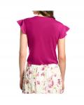 Seiden-Jersey-Shirt  fuchsia