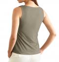 Seiden-Jersey-Top taupe