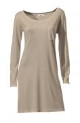 Seiden-Sleepshirt taupe