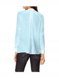 Seidenbluse blau