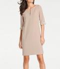 Shiftkleid sand-creme