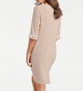 Shiftkleid sand-creme