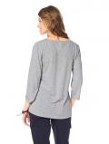 Shirt mit Druck grau