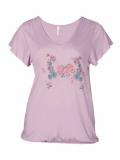 Shirt mit Druck mauve