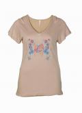 Shirt mit Druck taupe