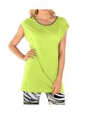 Shirt mit Kette kiwi