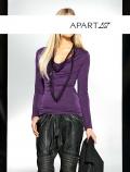 Shirt mit Ketten purple