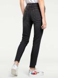 Slim-Fit-Jeans Aleria schwarz-used