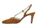 Slingpumps cognac