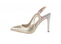 Slingpumps goldfarben-silber