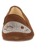 Slipper cognac