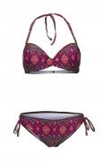 Softcup-Bikini braun-pink