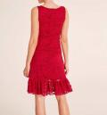 Spitzenkleid rot