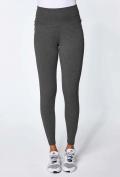 Sport-Leggings grau-melange