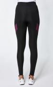 Sport-Leggings schwarz-traube