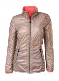 Stepp-Wendejacke koralle-sand Gr. 40