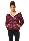 Steppjacke bordeaux