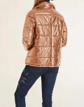 Steppjacke kupferfarben-metallic