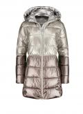 Steppjacke silber-sand-taupe-metallic