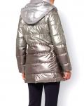 Steppjacke silber-sand-taupe-metallic