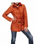 Steppjacke terracotta