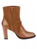 Stiefelette cognac