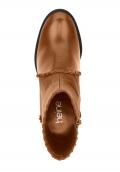 Stiefelette cognac