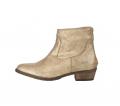 Stiefelette goldfarben