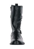 Stiefelette im Biker-Style schwarz Gr. 39