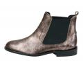 Stiefelette metallic