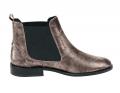 Stiefelette metallic