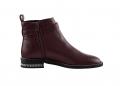 Stiefelette mit Ketten bordeaux