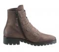 Stiefelette mit Schnallen taupe