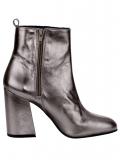 Stiefelette taupe metallic