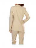 Streifenblazer sand-creme