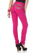 Stretch-Hose pink-leo