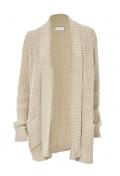 Strickjacke beige