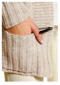 Strickjacke beige