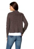 Strickjacke braun