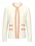 Strickjacke creme-apricot