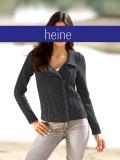 Strickjacke grau