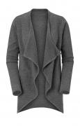 Strickjacke grau-melange