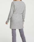 Strickjacke grau-melange