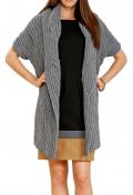 Strickjacke graumelange