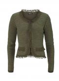 Strickjacke khaki