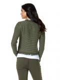 Strickjacke khaki